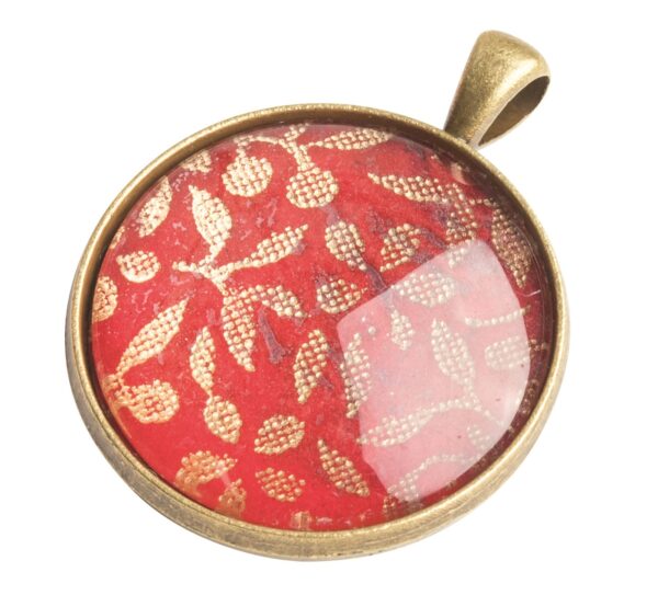 Pendant Cabochon Setting 30mm Silver Pack of 30 - Image 4