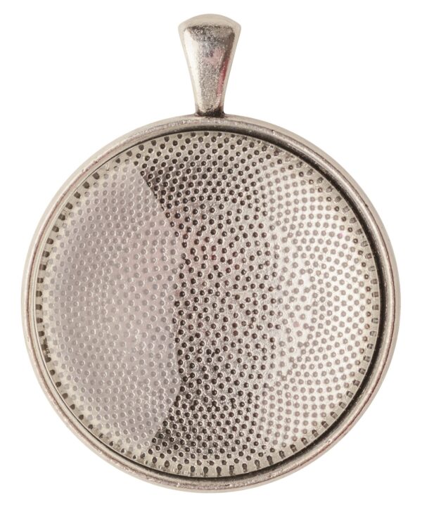 Pendant Cabochon Setting 30mm Silver Pack of 30