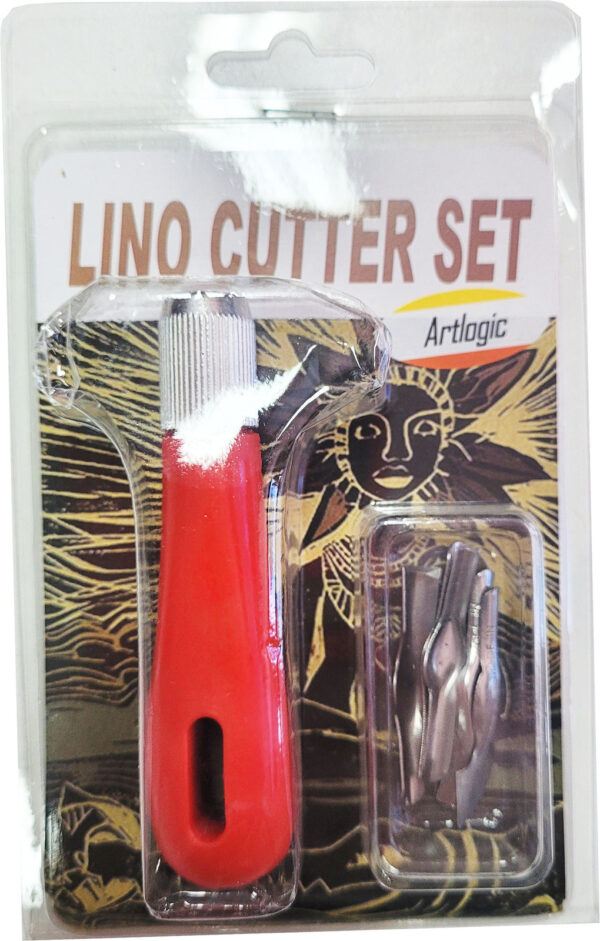 Lino Tool Boxed Set 5 Nibs & Handle