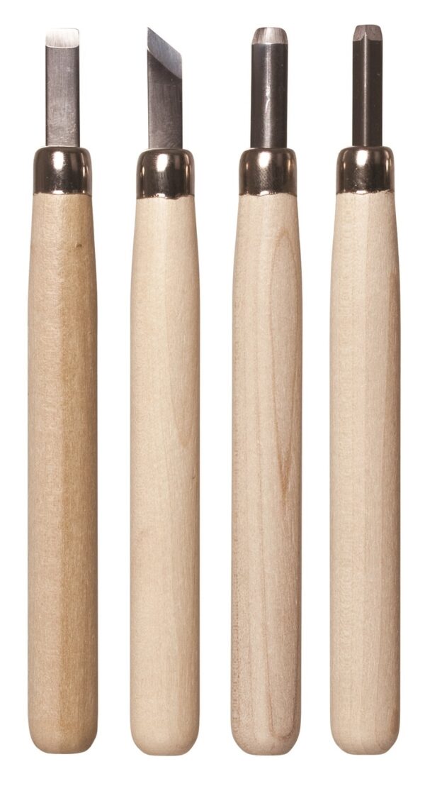Deluxe Lino & Wood Carving Tools Set of 4