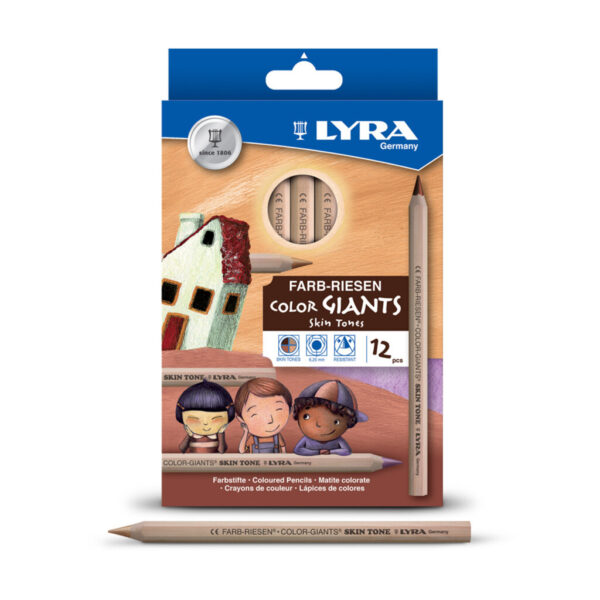 Lyra Colour Giants Skin Tones Pack of 12