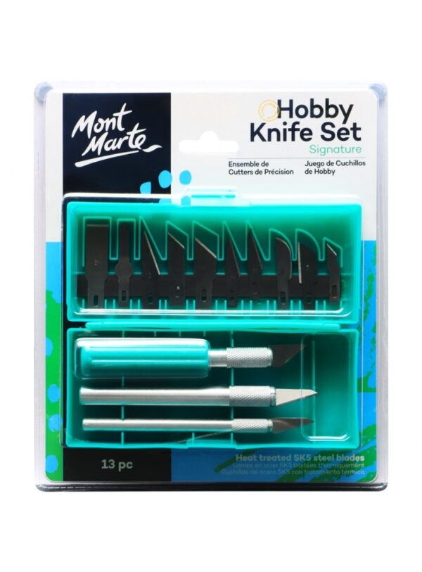 Mont Marte Hobby Knife Set Signature 13pc - Image 2