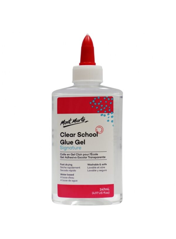 Mont Marte Washable Clear School Glue 147ml
