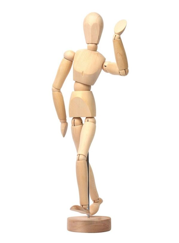 Wooden Masculine Manikin 16"/40cm