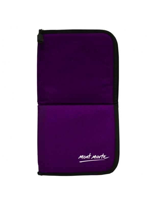 Mont Marte Zippered Brush Wallet - Image 3