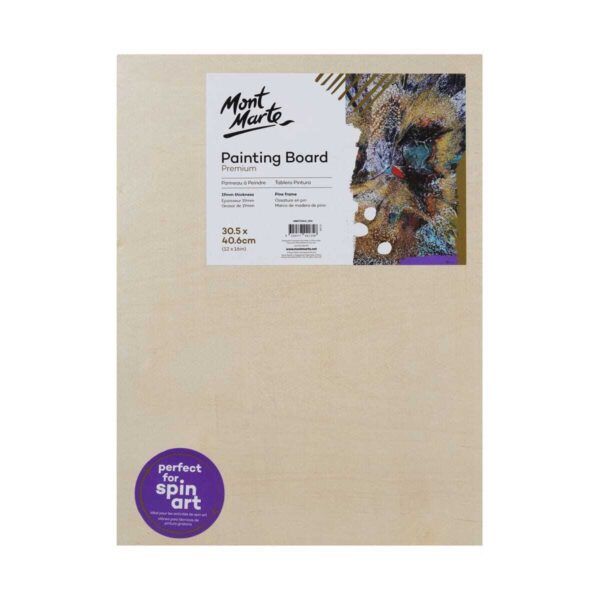 Mont Marte Premium Painting Board 30.5 x 40.6cm (12 x 16in)