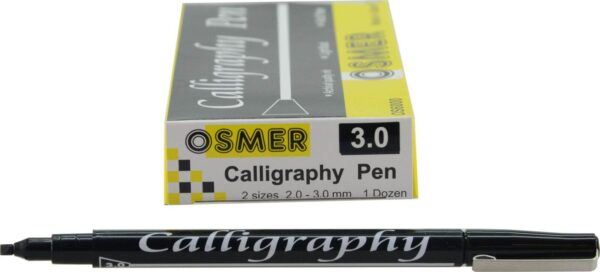 Osmer Calligraphy Pen Black 5.0mm Tip