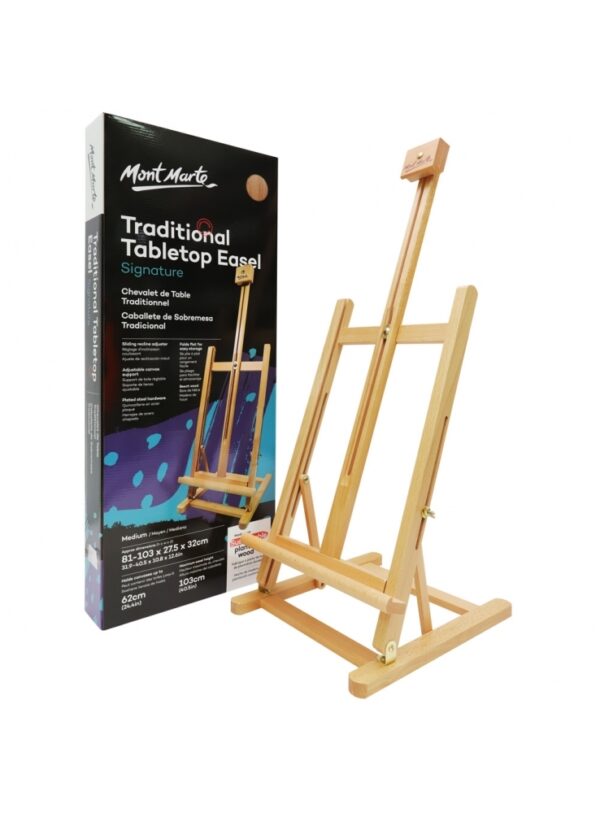 Mont Marte Traditional Tabletop Easel 103cm