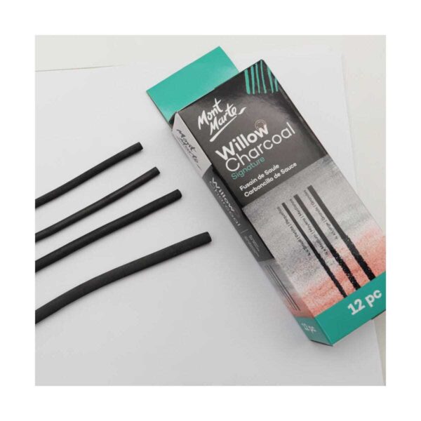 Mont Marte Willow Charcoal Pk 12 Small, Medium & Large - Image 5