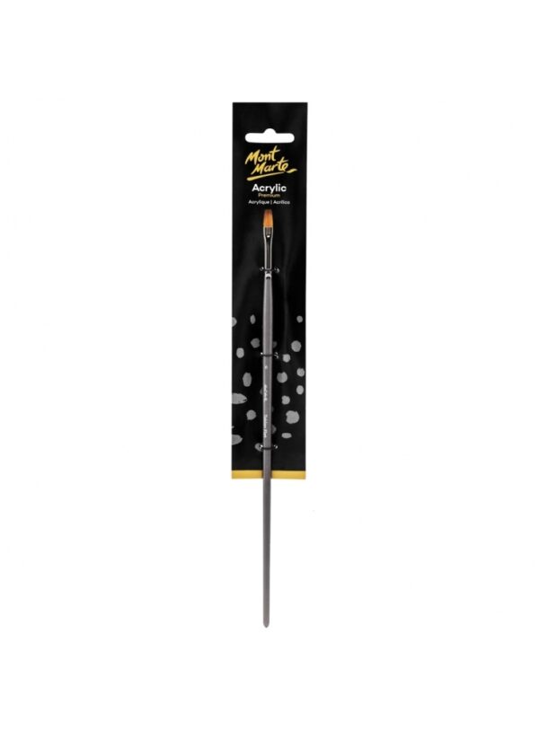 Mont Marte Artist Brush Taklon Flat Long #6