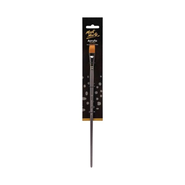 Mont Marte Artist Brush Taklon Flat Long #16