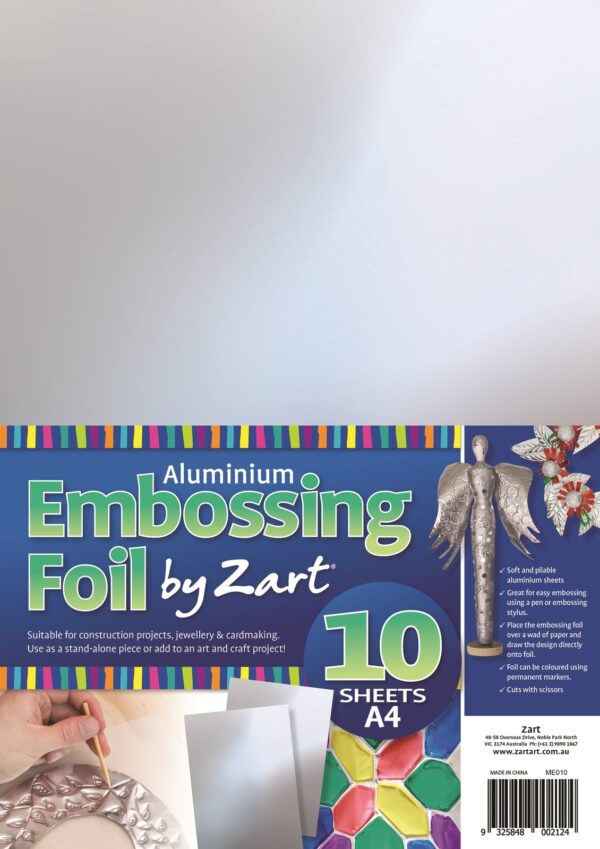 Embossing Shim/Foil Pack of 10 Sheet A4
