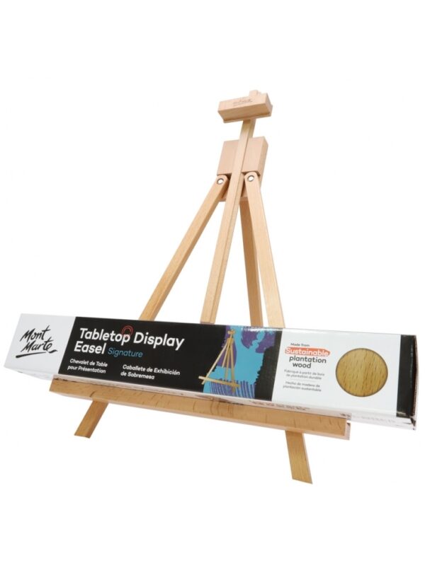 Mont Marte Table Display Easel Beech