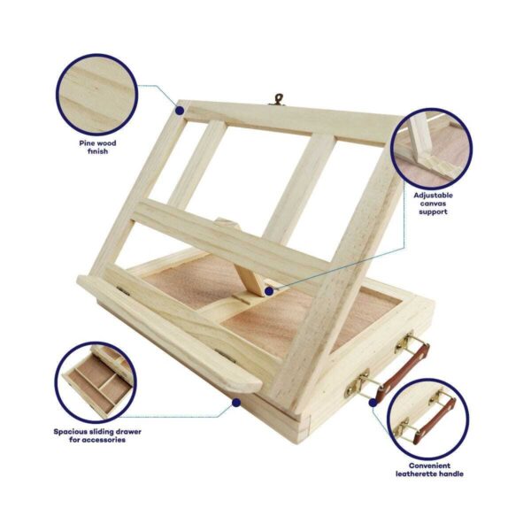 Mont Marte Table Easel with Drawer - Image 3