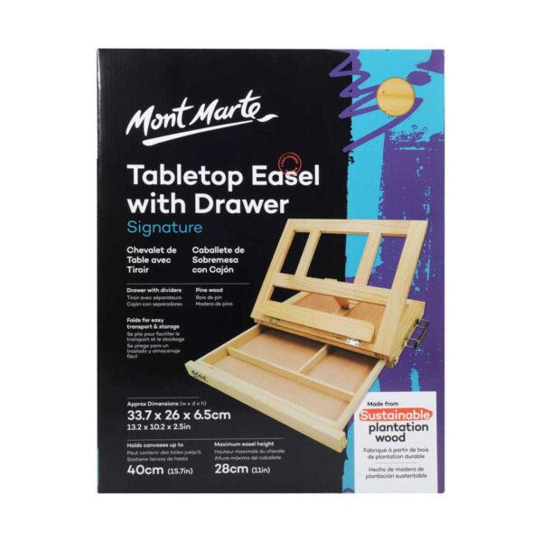 Mont Marte Table Easel with Drawer - Image 8