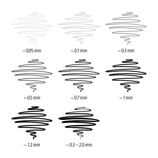 Staedtler Pigment Liner 0.7mm Black - Image 2