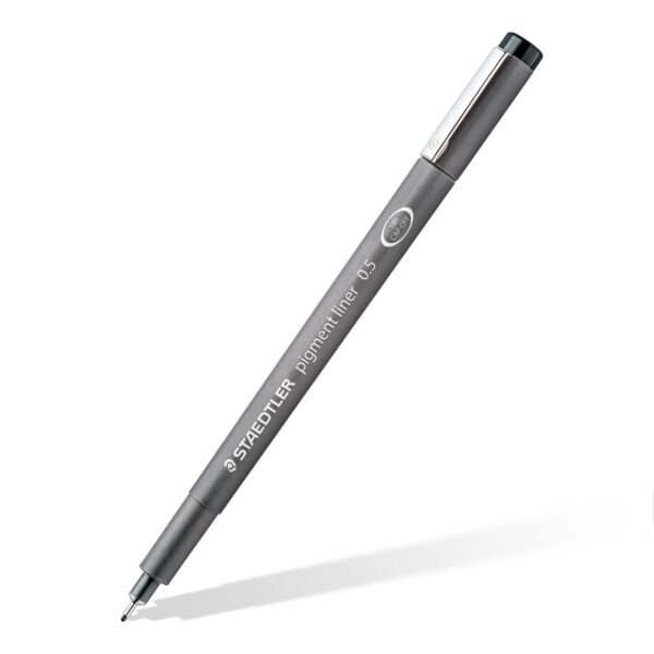 Staedtler Pigment Liners Assorted Black Pen 8 Pack (0.05, 0.1, 0.3, 0.5, 0.7, 1.0, 1.2, 0.3-2.0) - Image 3
