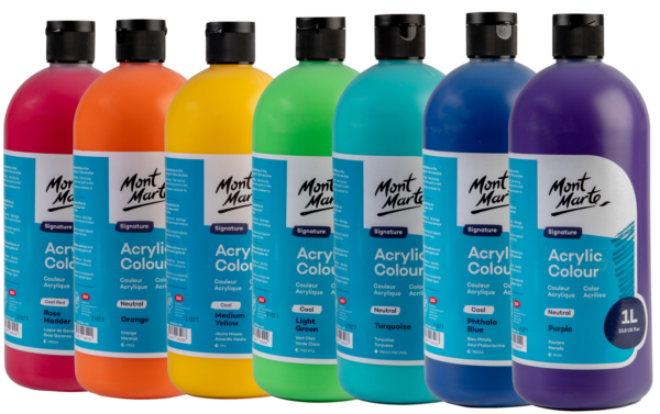 Mont Marte Acrylic Paint 1L