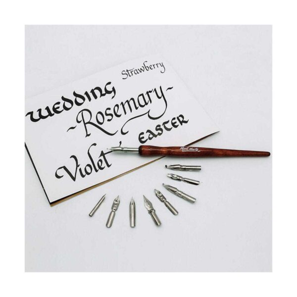 Mont Marte Calligraphy Dip Pen Set - 9 Nib - Image 2