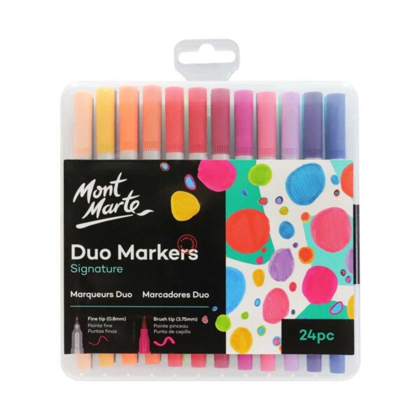 Mont Marte Duo Markers Pack of 24
