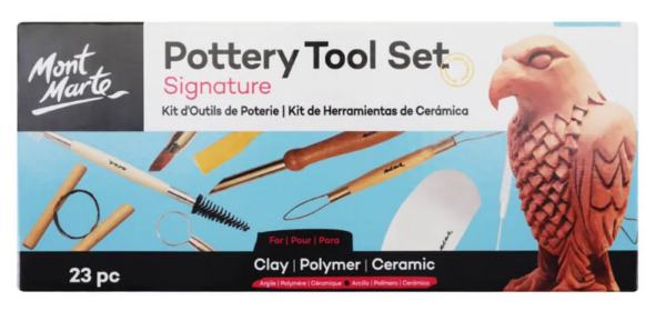 Mont Marte Pottery Tool Set 23pc