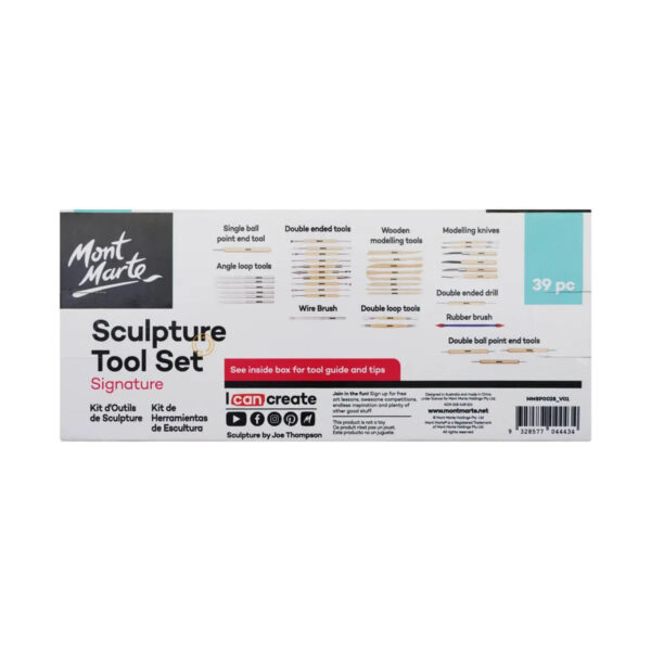 Mont Marte Sculpture Set 39pc - Image 2