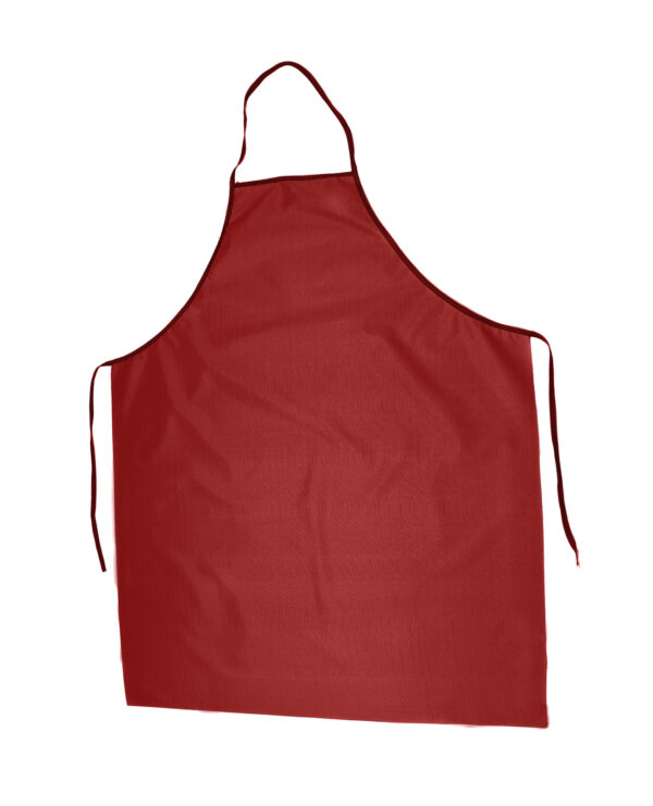 Maroon/Red Polyester Apron 82cm x 60cm