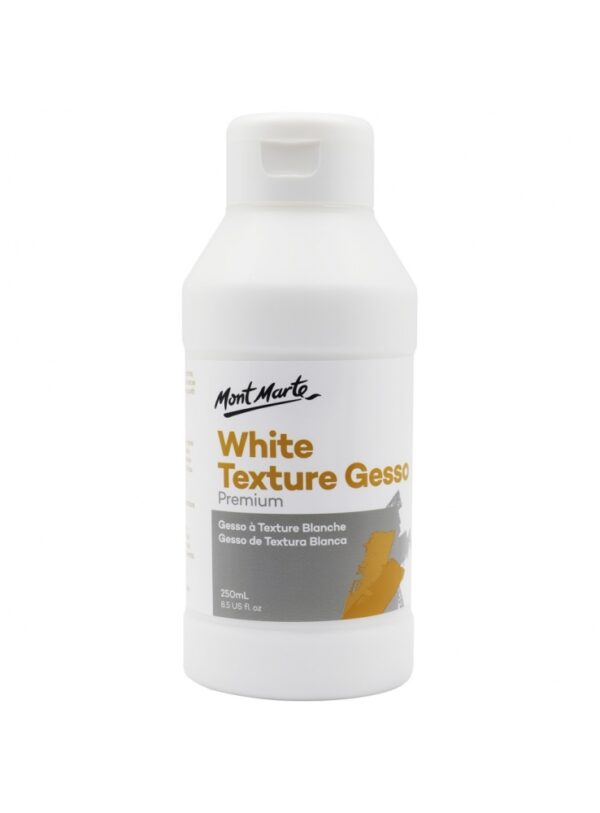 Mont Marte White Texture Gesso Premium 250ml