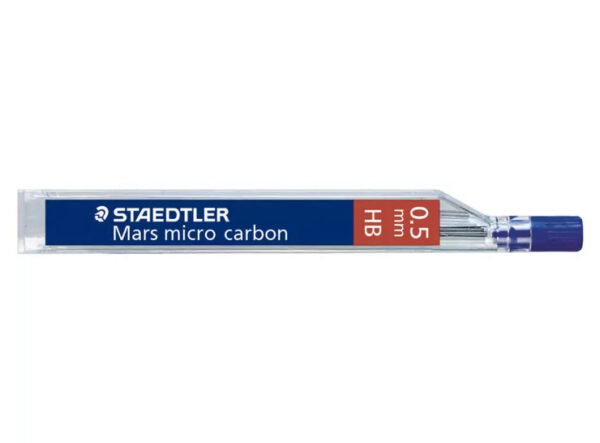Staedtler Mars Micro Carbon Mechanical Pencil Lead Refills 0.5mm HB