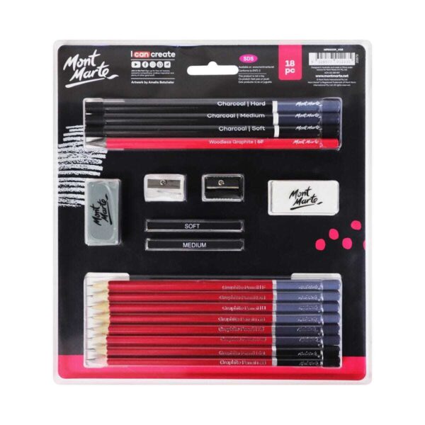 Mont Marte Sketch & Draw Set of 18 - Image 2