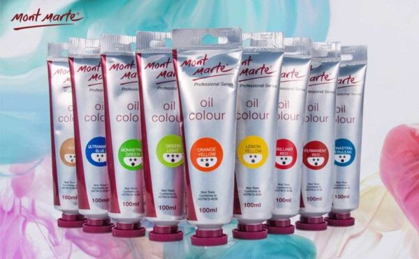 Mont Marte Oil Paint 100ml - Magenta - Image 2