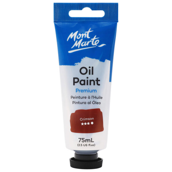 Mont Marte Oil Paint 75ml - Crimson