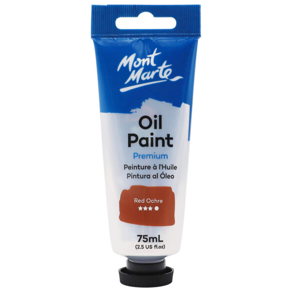 Mont Marte Oil Paint 75ml - Red Ochre