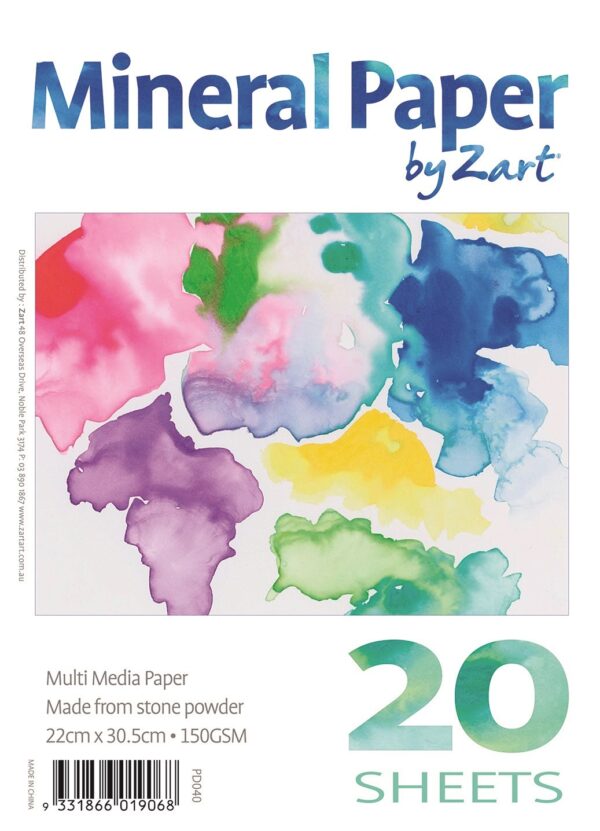 Mineral Paper Pad A4 20 Sheets 150gsm