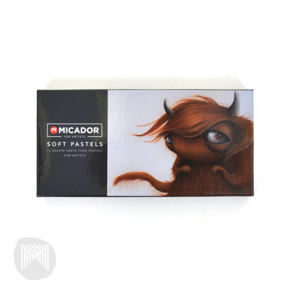 Micador Artist Soft Pastels Pack of 12 - Sepia