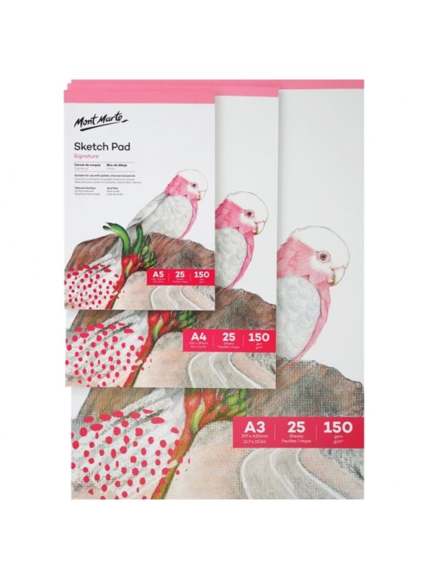 Mont Marte Sketch Pad 150gsm A4 25 Sheet