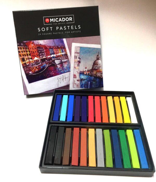 Micador for Artist Soft Pastels Square 24 Pack - Image 2