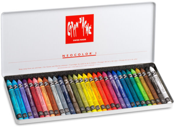 Caran d'Ache Neocolor Pastels 1 Assorted Tin of 30 - Image 2