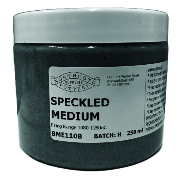 Northcote Speckled Medium 250ml  1080°C – 1280°C.