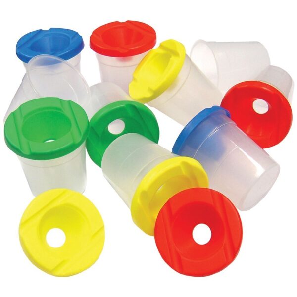 No-Spill Paint Pots Single Pot & Lid - Image 2