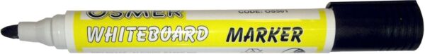 Osmer Whiteboard Marker Bullet Tip Pack of 12 Black