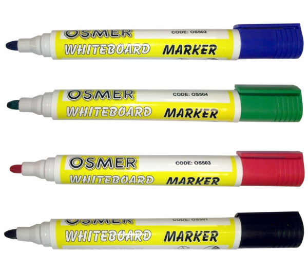 Osmer Whiteboard Marker Bullet Tip Set of 4