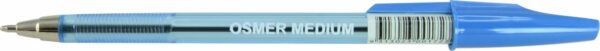 Osmer Medium Ballpoint Pens Pack of 12 Blue