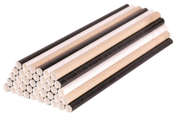 ECO Paper Straws 8mm x 19.7cm