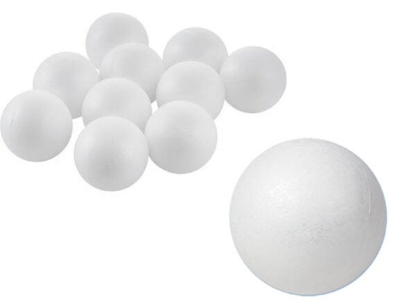 Polystyrene Balls Pack of 10 40mm