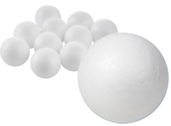 Polystyrene Balls Pack of 10 60mm