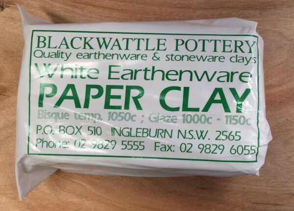 Paper Clay 10kg - White Earthenware