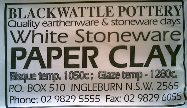 Paper Clay  10kg - White Stoneware