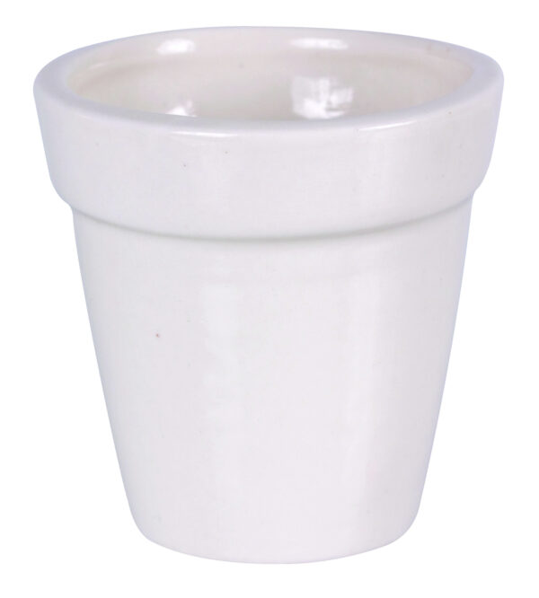 Ceramic Flower Pots 9cm x 8.5cm Pack of 4