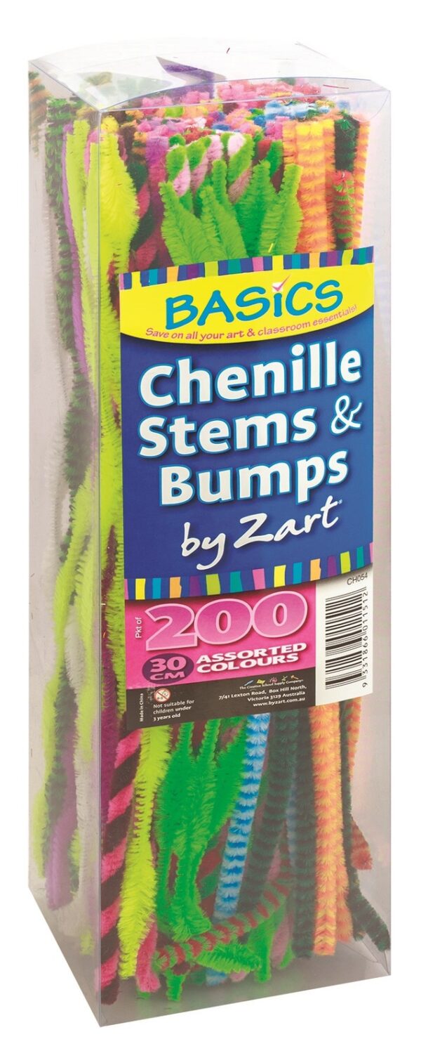 Pipe Cleaners / Chenille Stems & Bumps, 30cm Pack of 200 - Image 2